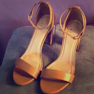 Tan colored heels